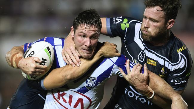 The Bulldogs didn’t go without a fight. Photo: Ian Hitchcock/Getty Images