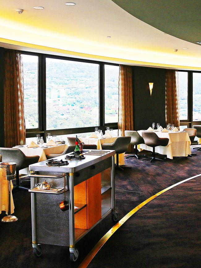 Indulge. The Point Revolving Restaurant. Interior. Picture: SAM ROSEWARNE.