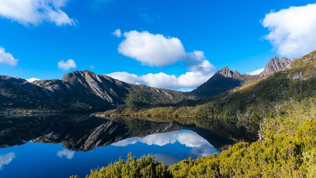 Cradle Mountain reflected in Dove Lake. Picture: Istock