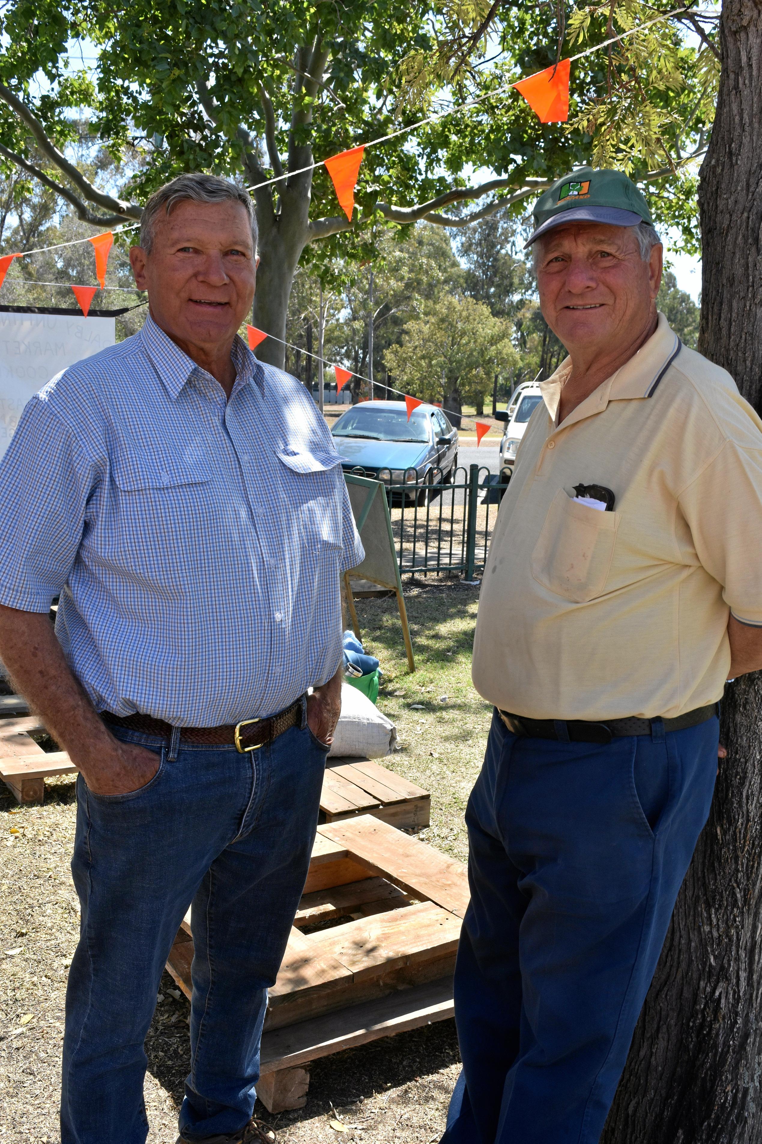 Ken Southey and Lyle Steger. Picture: Shannon Hardy