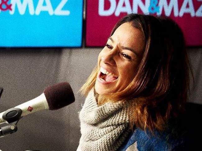 Maz Compton used to work on Dan and Maz Show on 2DayFM. Picture: Instagram