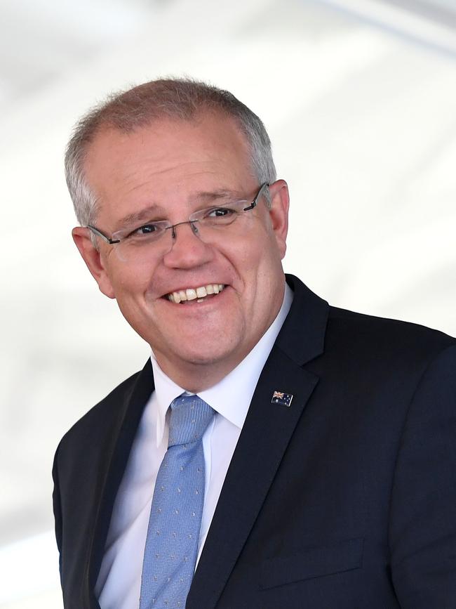 Prime Minister Scott Morrison says the fast train investment will return time to commuters and enable more people to live in the regions. Picture: Quinn Rooney/Getty Images