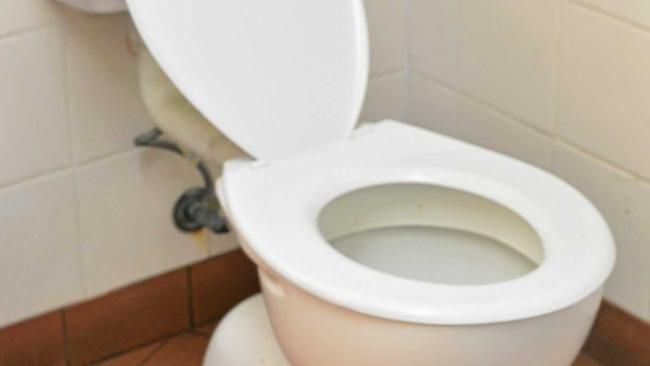Rubbish left in a Mary St public toilet earlier in the year. Picture: Frances Klein
