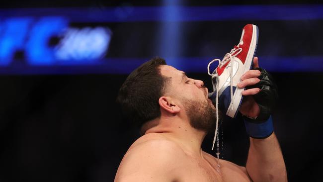 Tai Tuivasa has rightly earned himself cult hero status among the UFC faithful. Picture: Carmen Mandato/Getty Images