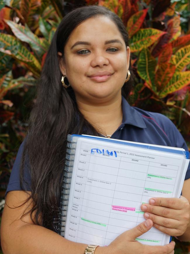 Vocational Student of the Year – Jessica Addo, Diploma of Aboriginal and Torres Strait Islander Education, Manunda, Cairns. Picture: Supplied