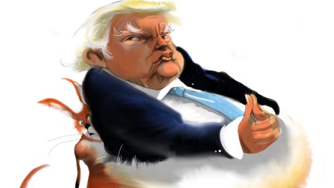 If Donald Trump can pull out of Syria on a whim, what of Yemen, Libya, Somalia, Iraq, South Korea and even NATO? Illustration: Eric Lobbecke.