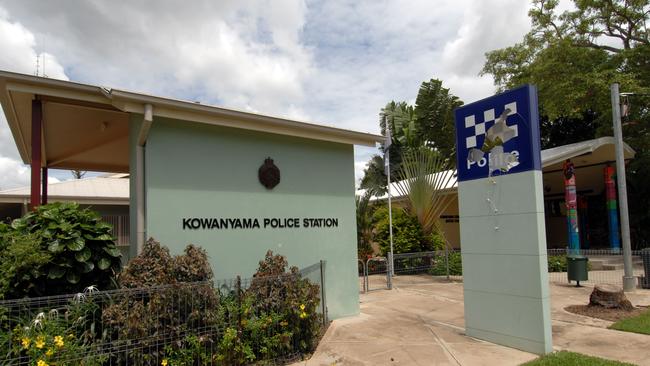 The Kowanyama police station where a 51-year-old man died on November 1.