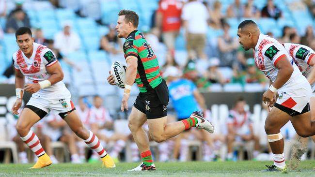 Damien Cook was another player to impress for the Rabbitohs. Picture: Mark Evans