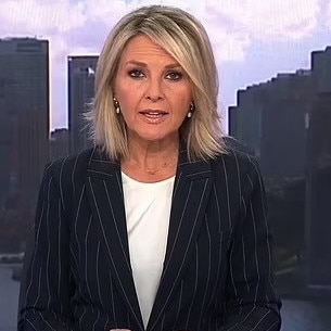 Newsreader Georgie Gardner. Picture: Nine