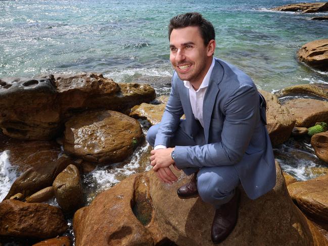 24/10/24: Controversial young gambling influencer Benny Scarf. Benny is a 23yo guy who has amassed 200,000 instagram followers and is a bit of a sensation in the racing game at the moment. John Feder/The Australian.