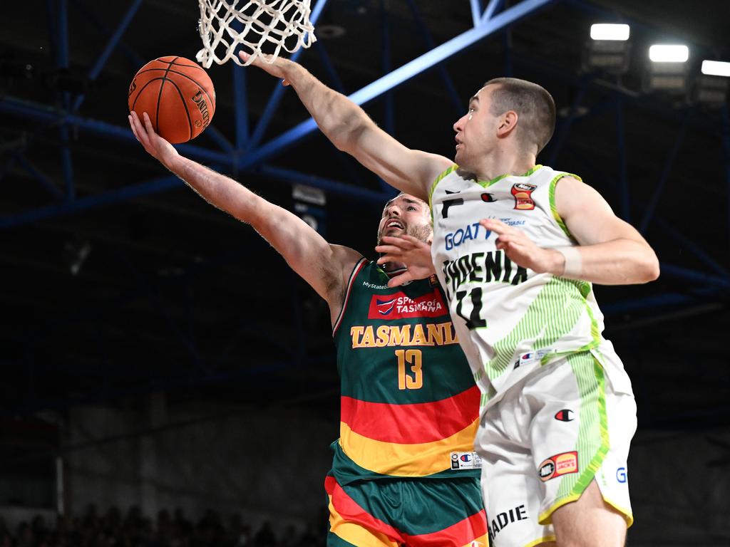 Grant Anticevich blocks. Picture: Getty