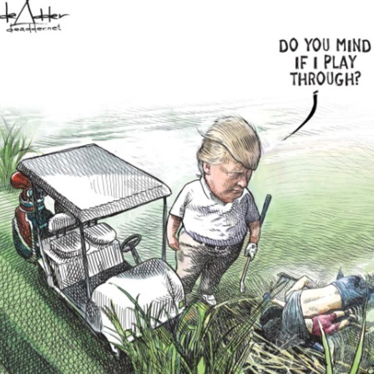 Cartoonist Fired After Cartoon Of Trump With Dead Migrants Goes Viral Au — Australia 