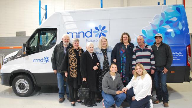 The Broughton family raised $120,000 for MND Victoria after Jane Broughton died from the disease.