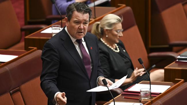 Senator Dean Smith says one rate cut will not ease the pain for most mortgage holders. Picture: NewsWire/Martin Ollman