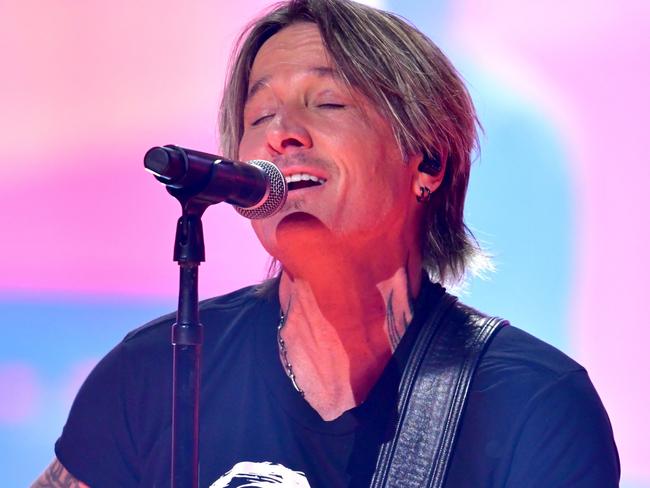 AUSTIN, TEXAS - APRIL 07: Keith Urban performs onstage during the 2024 CMT Music Awards  at Moody Center on April 07, 2024 in Austin, Texas. (Photo by Hubert Vestil/Getty Images)