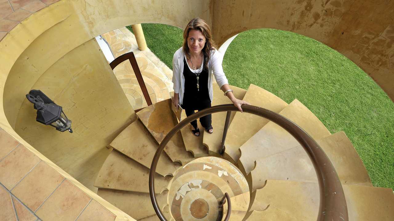 Company Director of Unique Estates Nicolette van Wijngaarden is pictured at one of the properties that she is selling, Cedar Springs at Possum Creek. Photo Cathy Adams / The Northern Star. Picture: Cathy Adams