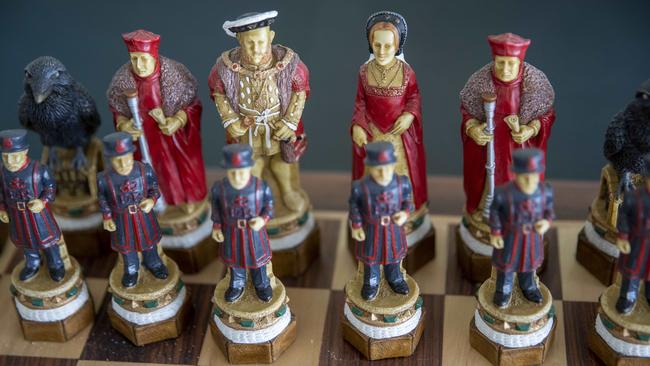 A unique chess set Picture: Glenn Hunt