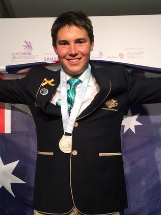 South Australia’s Ryan Grieger brought home the silver. Picture: Monique Hore