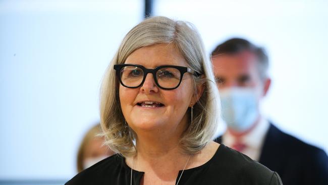 Sam Mostyn makes an announcement about women’s economic opportunities in Sydney. Picture: Gaye Gerard / NCA Newswire