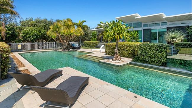 Lounge area by the large pool.