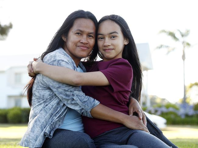 Josie Smith with her daughter Emerald. Picture: Sam Ruttyn