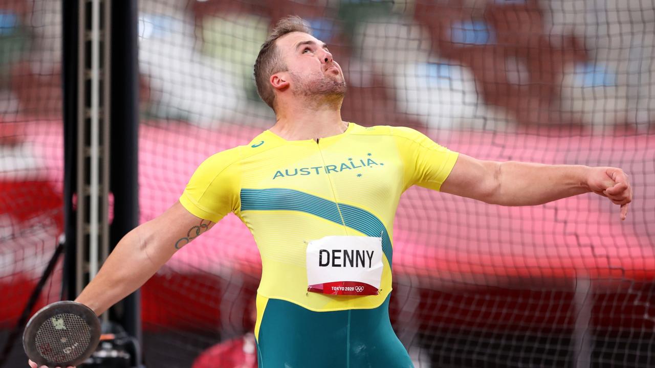 Matt Denny of Team Australia. Photo: Michael Steele/Getty Images