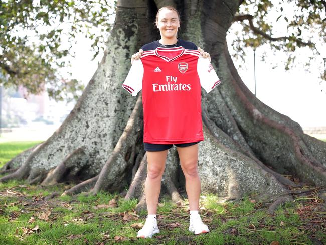 Matildas star Cailtin Foord will join Arsenal in the coming weeks. Picture: Christian Gilles