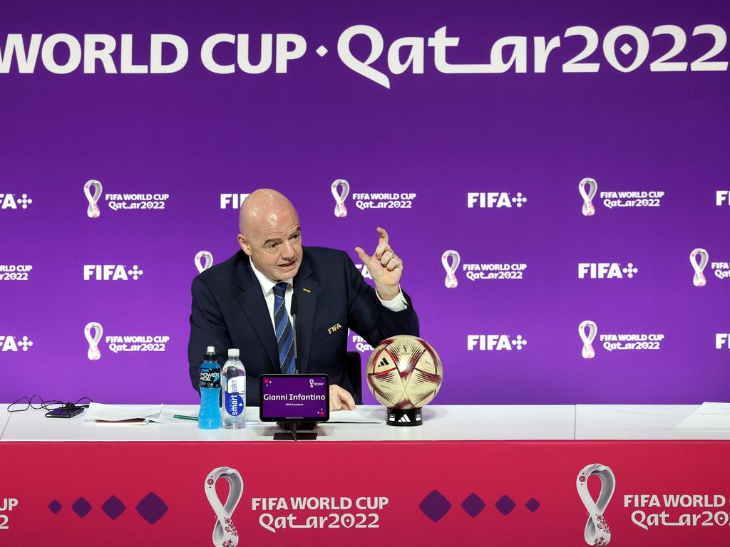 The report claims that the 2022 Qatar World Cup was propped up by fossil fuels revenue. Picture: Getty Images