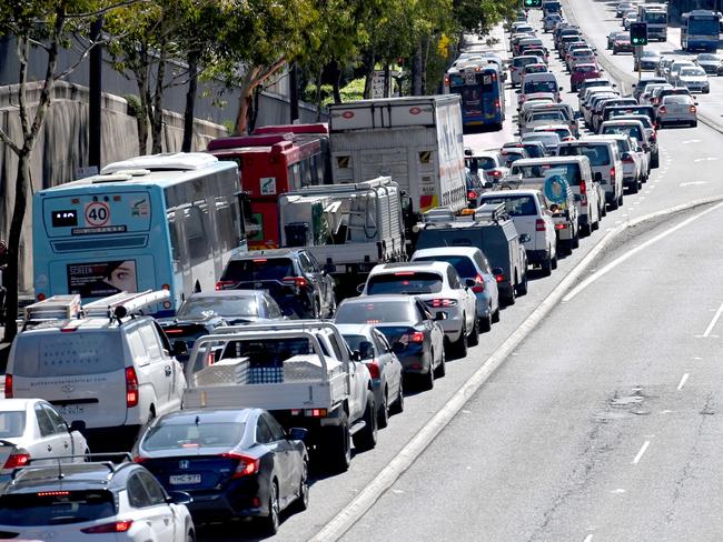 Heavy traffic on Parramatta Road. Picture: Jeremy Piper/NCA NewsWire