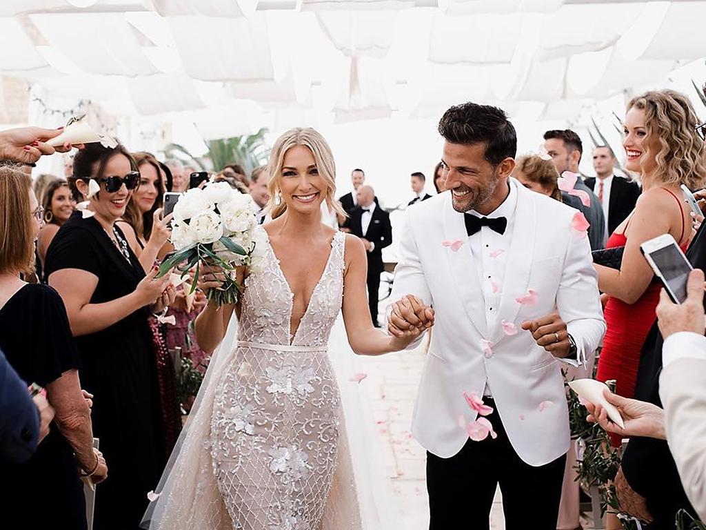Anna Heinrich and Tim Robards wedding images from Tim's Instagram posts.