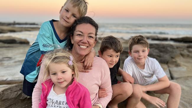 Sunshine Coast mother Katie Wilke shares how early cancer screening saved her life. PIcture - contributed.