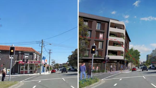 South Kingsford: Arthur St: current and potential new housing.