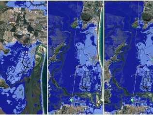 AT RISK: New modelling reveals more Coast homes than ever are at risk of rising sea levels.