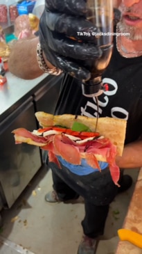 Tourists lose it over $11 viral sandwich