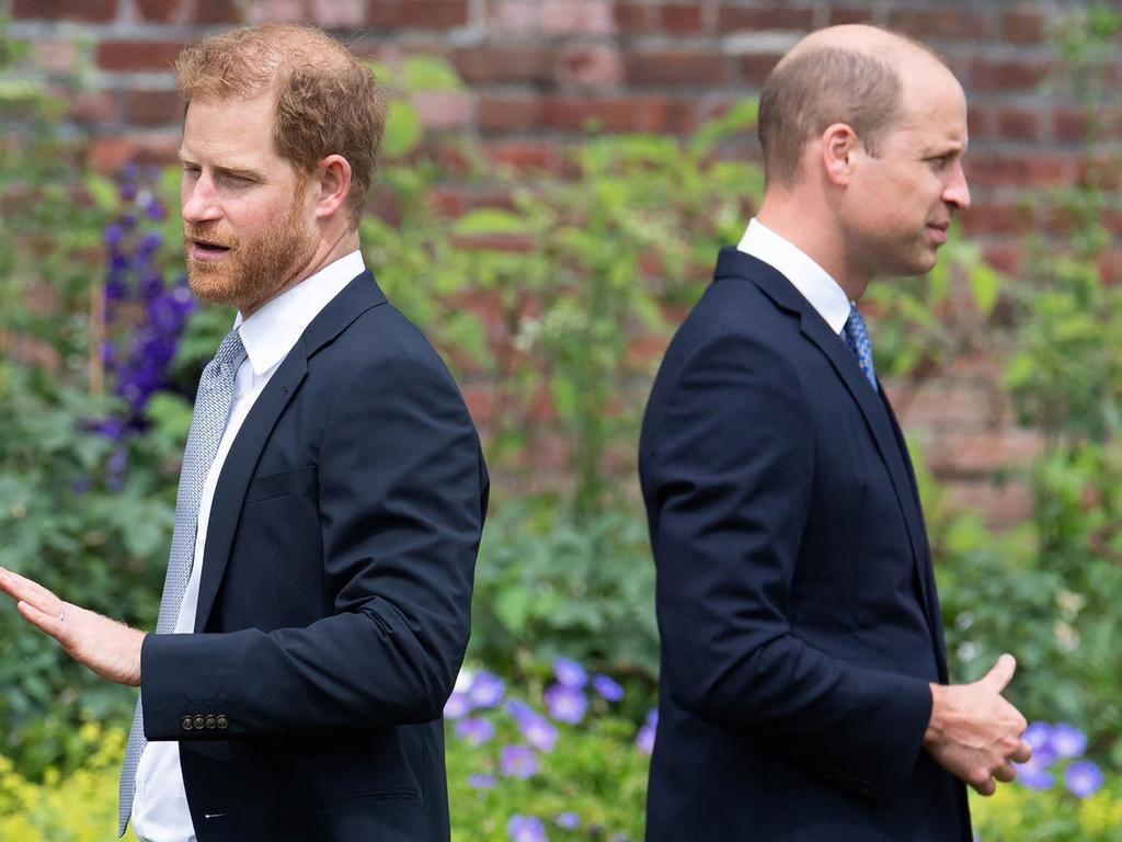 Prince Harry and Prince William aren’t exactly on friendly terms. Picture: Dominic Lipinski / POOL / AFP