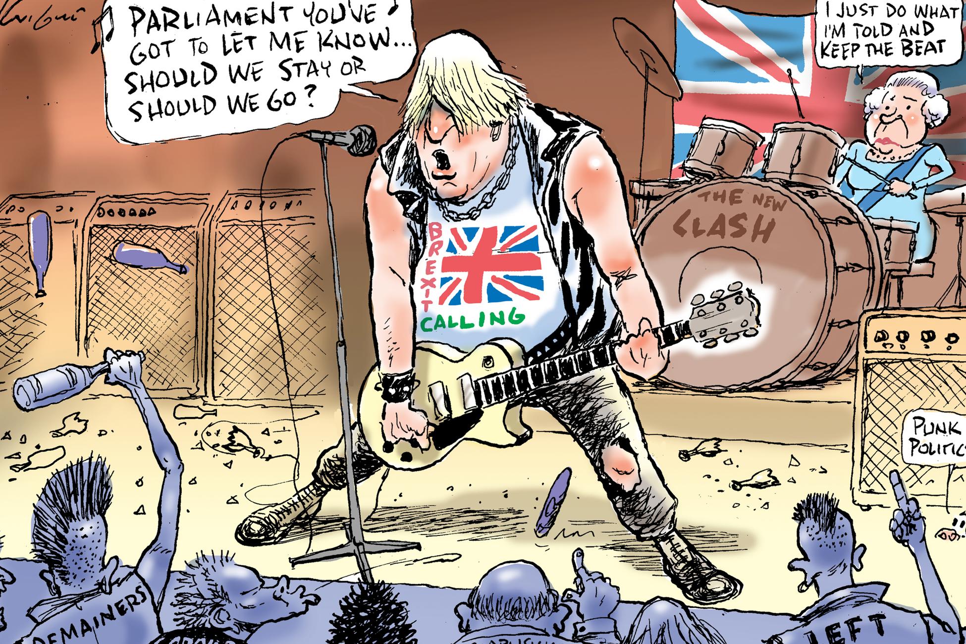 Mark Knight Boris Johnson Rocks To A New Anthem On Brexit Kidsnews