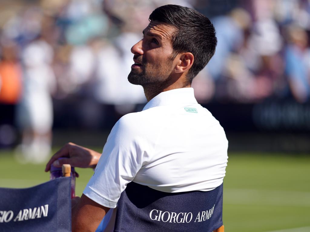 Wimbledon shapes as Djokovic’s last opportunity to close the majors gap on Rafael Nadal. Picture: John Walton/PA Images via Getty Images