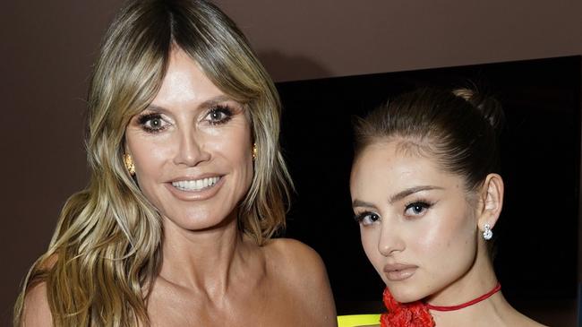 LOS ANGELES, CALIFORNIA - JANUARY 06: (L-R) Heidi Klum and Leni Klum attend The Art of Elysium's 25th Anniversary HEAVEN Gala at The Wiltern on January 06, 2024 in Los Angeles, California. (Photo by Presley Ann/Getty Images for The Art of Elysium)