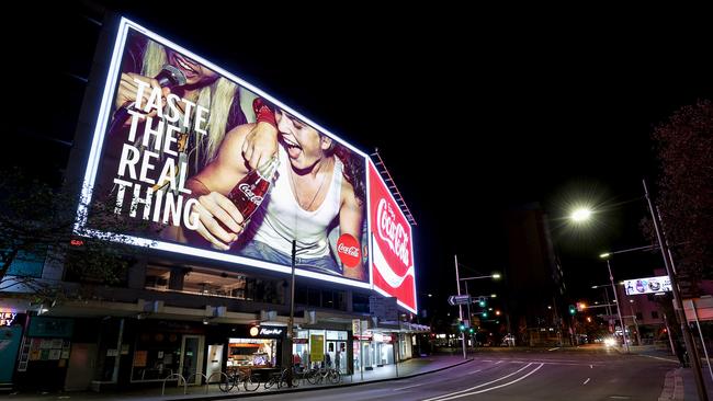 An empty Kings Cross in Sydney, amid lockdown restrictions. Picture: Getty