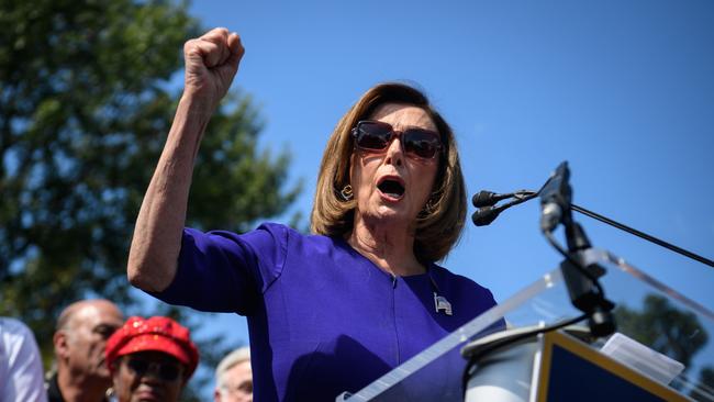 House Speaker Nancy Pelosi announced on Tuesday she would formally launch an impeachment inquiry against US President Donald Trump. Picture: Mandel Ngan