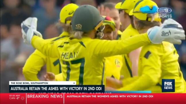 Thrilling Aussies retain women’s Ashes over England