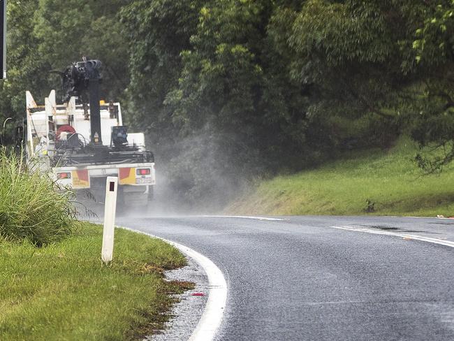 Flooding and road closures on the Gold Coast.Clagiraba Road, Clagiraba.Picture: NIGEL HALLETT