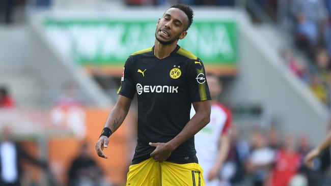 Dortmund's Gabonese forward Pierre-Emerick Aubameyang.
