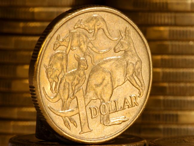 Australian one dollar coins