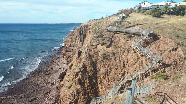 The Hallett Cove boardwalk. Picture: Michelle Etheridge