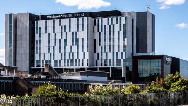 The central acute services building is the main part of Westmead Hospital’s redevelopment. Picture: Monique Harmer