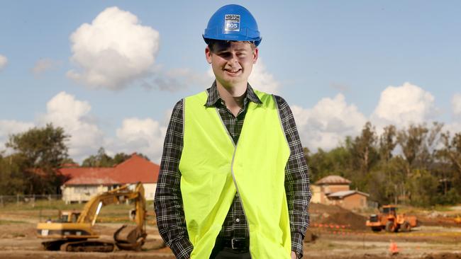 Jack Hutchinson is the fifth generation of his family in the construction business.