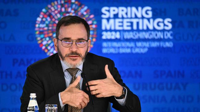 International Monetary Fund chief economist Pierre-Olivier Gourinchas. Picture: AFP