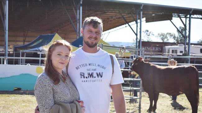 Jade and Adrian Tofil at the Gatton Show on Saturday, July 22. Picture: Peta McEachern