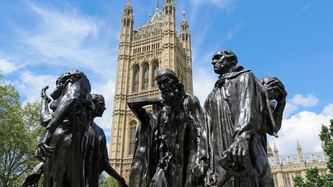 The Burghers of Calais is one of the most famous sculptures by Auguste Rodin. It commemorates an occurrence during the Hundred Years War. (Pic: iStock)